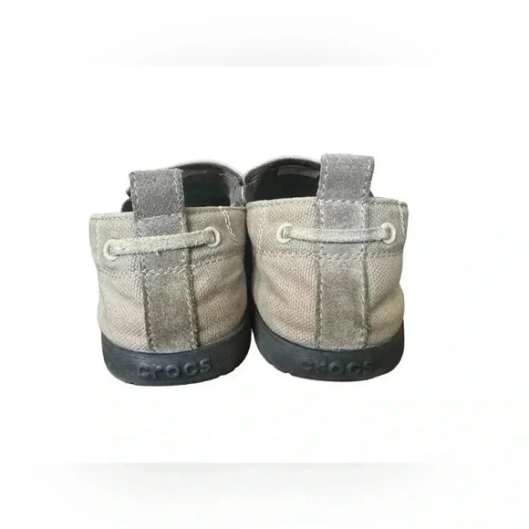 Crocs Men's Walu Slip On Loafer Casual Walking Shoes Khaki Espresso Size 10 - Picture 12 of 16